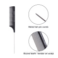 Plastic Heat Resistant Vellen Carbon Rat Tail Comb